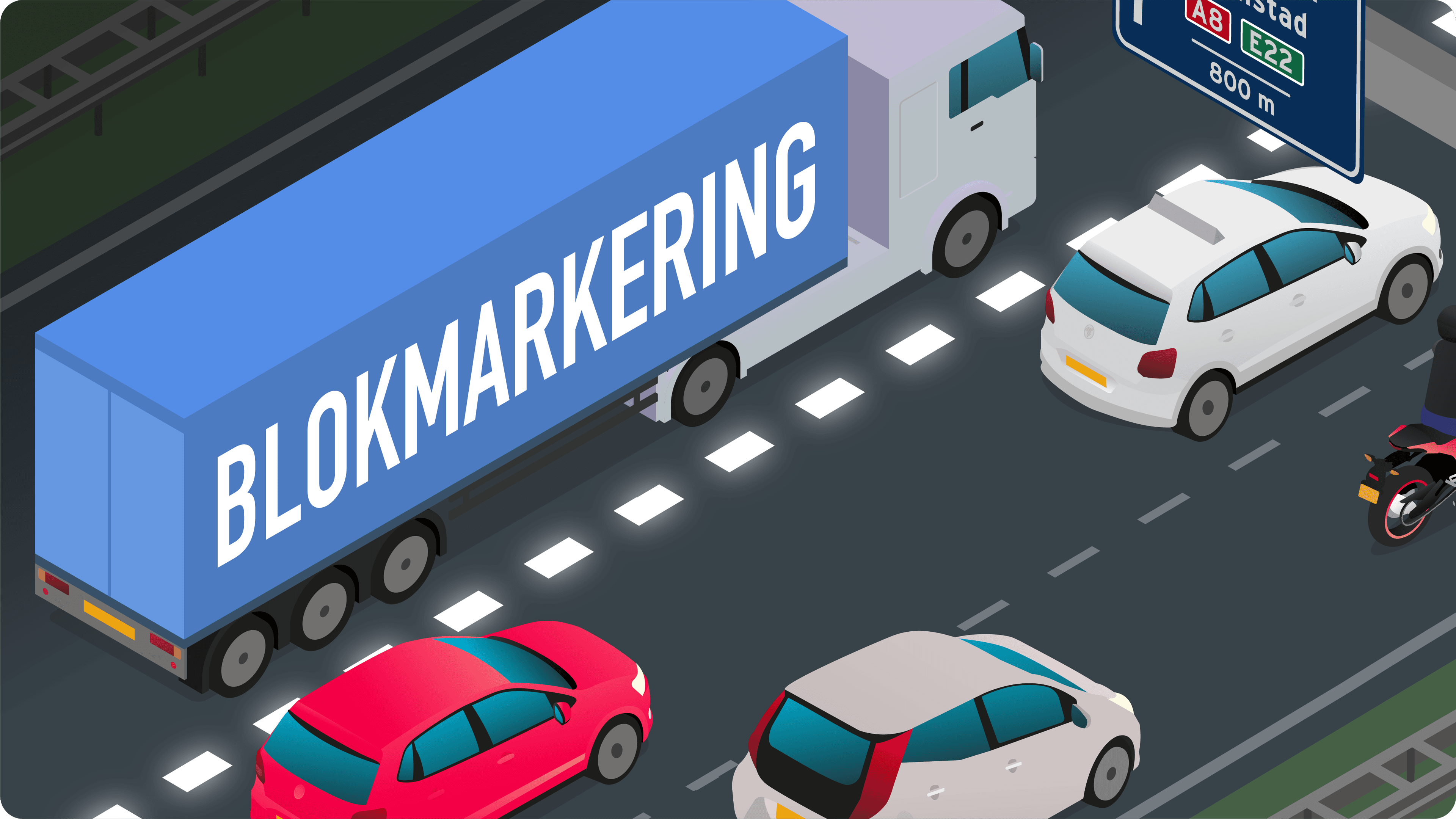Een blokmarkering herkennen en juist toepassen